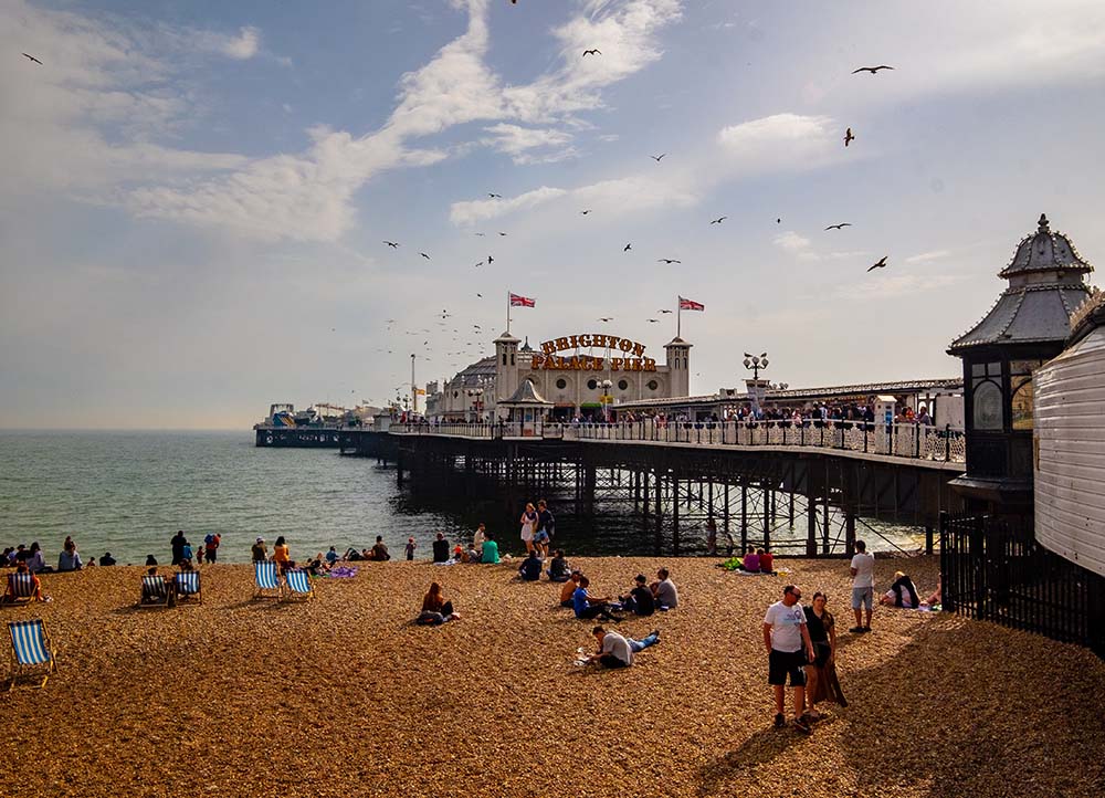 Brighton, second sunniest place in the United Kingdom