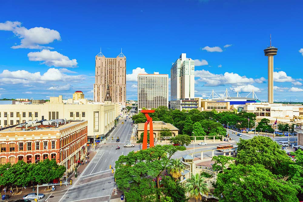 San Antonio, Texas Has Milder Weather Like California